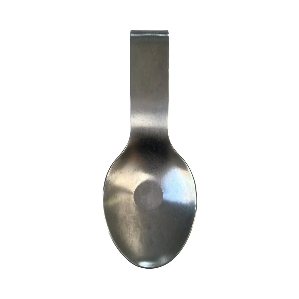 Amco 8158 Stainless Steel Clip On Pot Spoon Rust Proof 18/8 Korea Silver Hooked